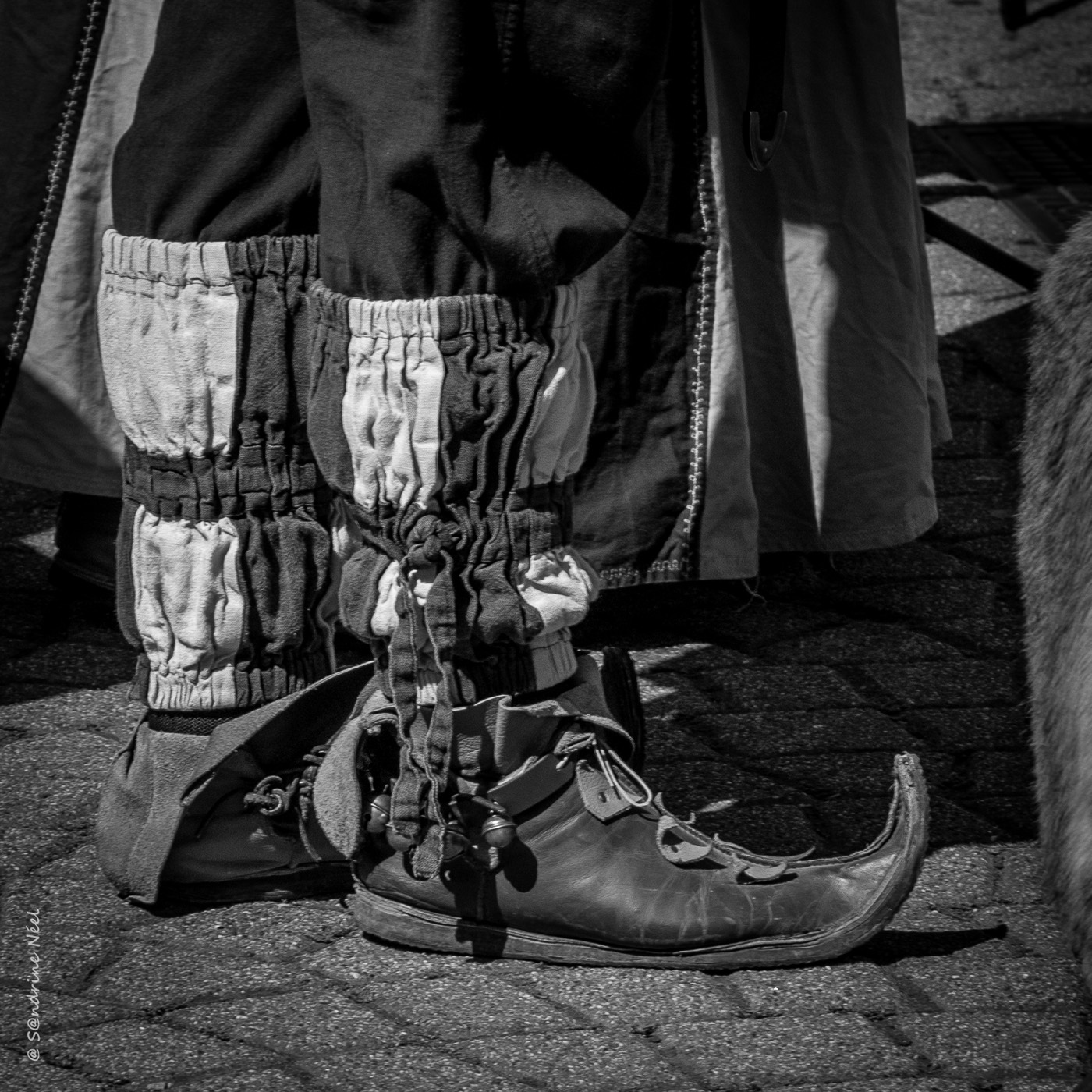 Ménétrier costumé lors de la fête des ménétriers de Ribeauvillé
